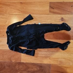 Posh Peanut Ribbed Footed Onsie